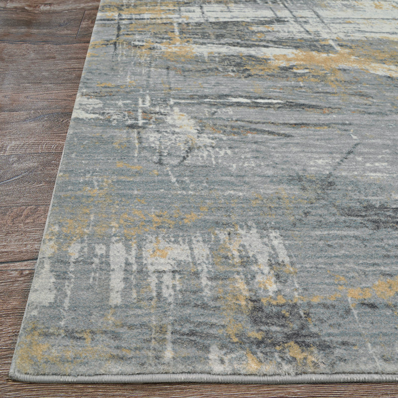 Wanfried Abstract Indoor Rug, Rectangle 5' x 8'