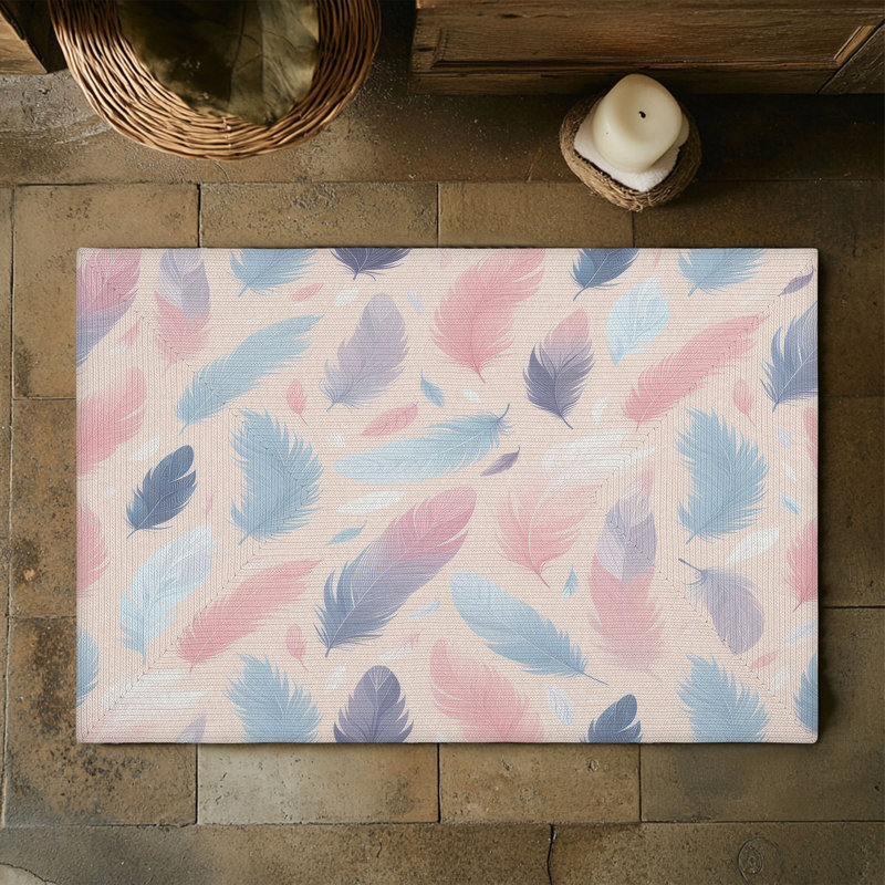 Tapis tressé Gentle Plumes, Rectangle 3 pi x 5 pi