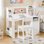 Bureau d'étude pour enfants avec chaise et bureau inclinable
