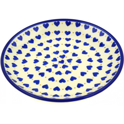 Hearts Delight Polish Pottery 8" Plate