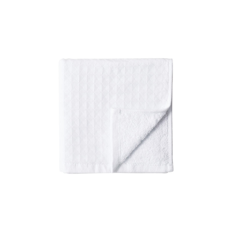Waffle Twist 100% Cotton Bath Towel, White, 6 Piece Bath Towel Set