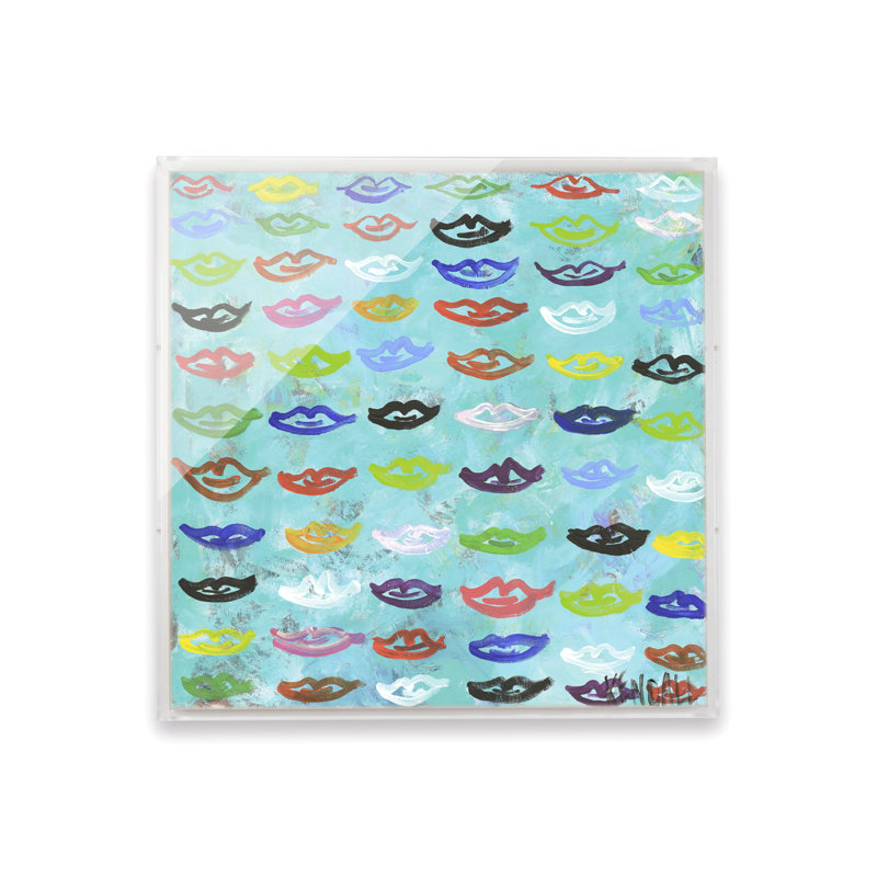 Sea of Kisses by Kendall Boggs, Shadow Box, 28" H x 28" W