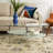 Keauri Multi-Shelf Glass Coffee Table
