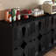 Buffet moderne rétro avec tablettes réglables et 2 trous de sortie-1439448509