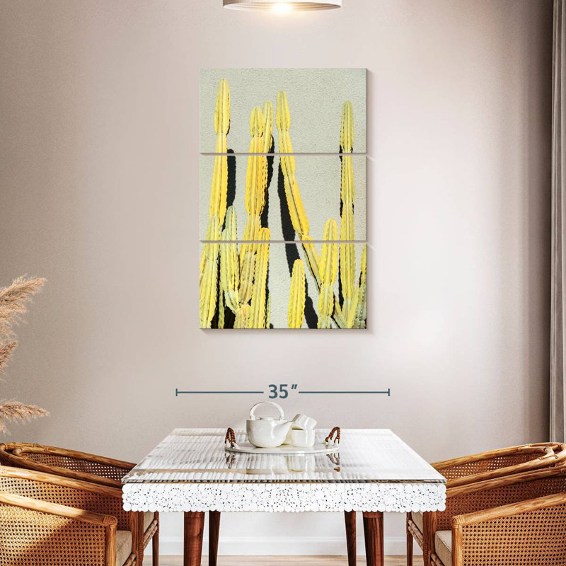 Cactus jaune Harnek, H 45 po x l 28 po