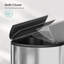 Steel Step On Kitchen Trash Can - 30L