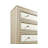 Water Solid Wood and Stainless Steel 47.75 " W 4 - Drawer Dresser