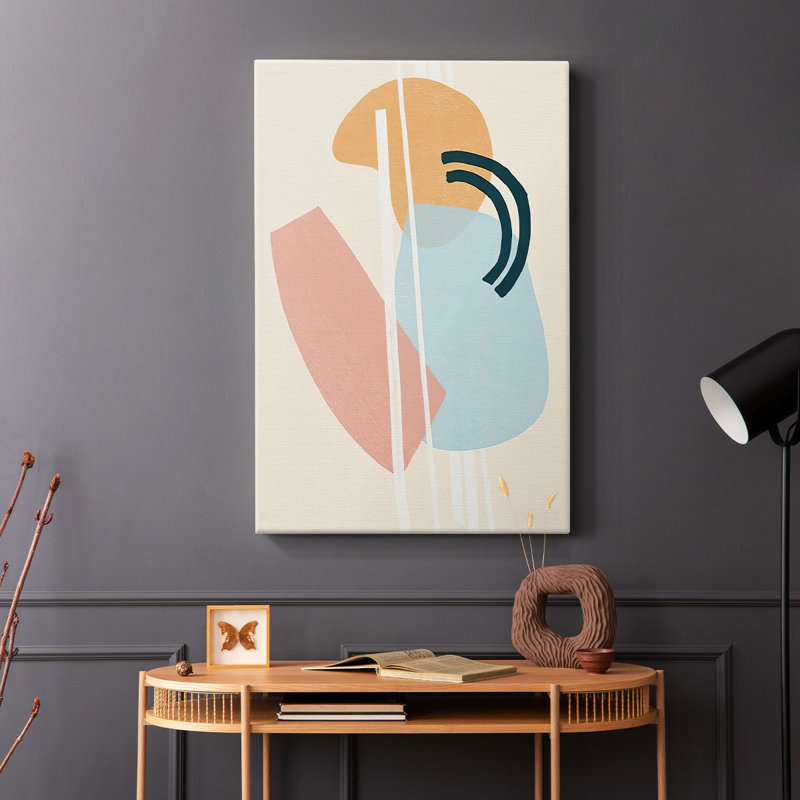 Memphis Symphony I -Gallery Wraraped Cavas, H 27 po x l 18 po