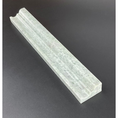 12" L x 1.8" W Marble Chair Rail Tile Trim
