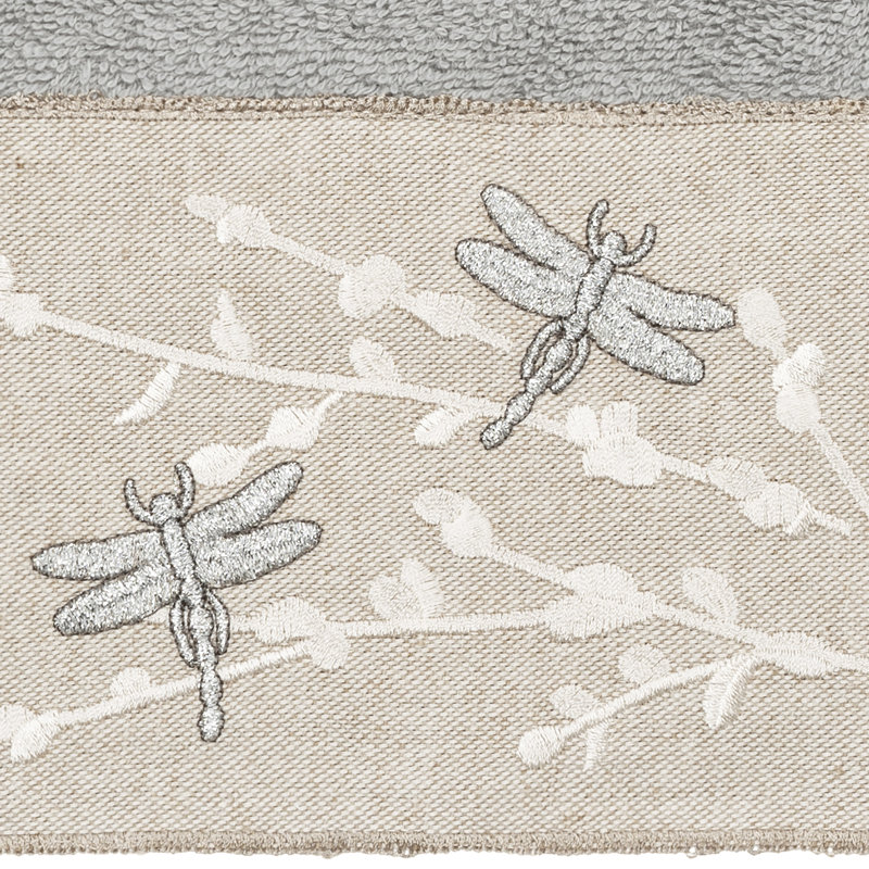 Braelyn Hand Towel Midweight Hand Towel, Light Gray