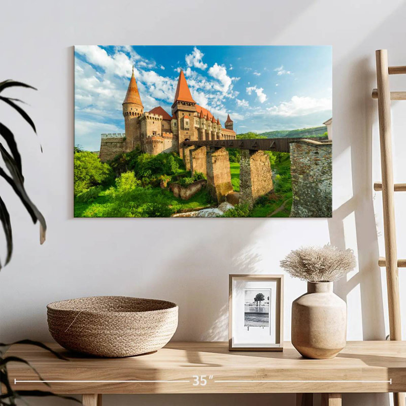Château de Corvin en Roumanie, H 16 po x l 24 po