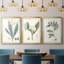 Soft Tropical IV - reproduction encadrée sur mesure de qualité supérieure mate - 3 pièces-331231865-331231814