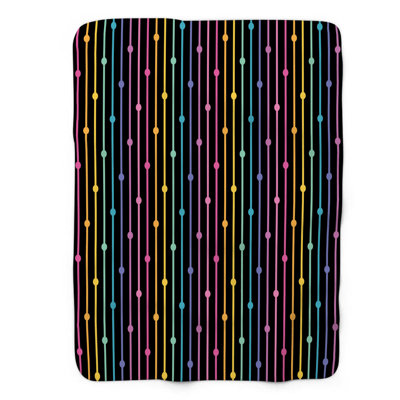 Douces teintes douces - couverture Sherpa de qualité supérieure 1 pièce