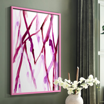 Runnel XV Framed Print - Solid Wood