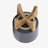 5" PLANTER W/ WOOD STAND, MATTE GRAY-667286982