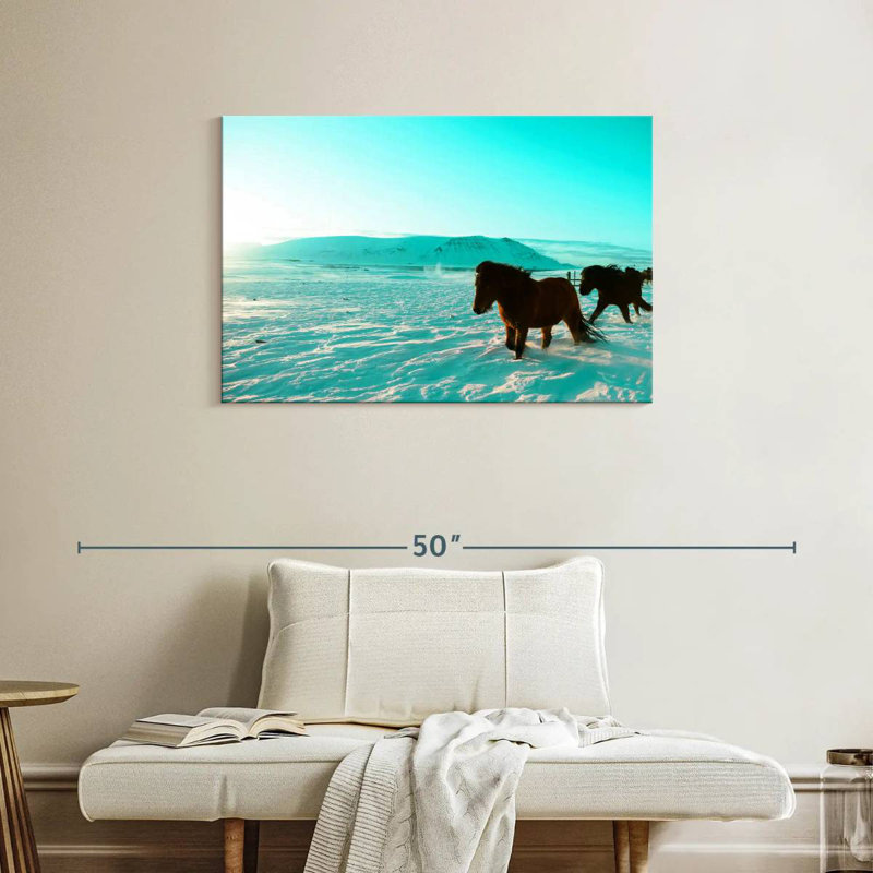 Brampt Icelandic Horses, 24" H x 36" W
