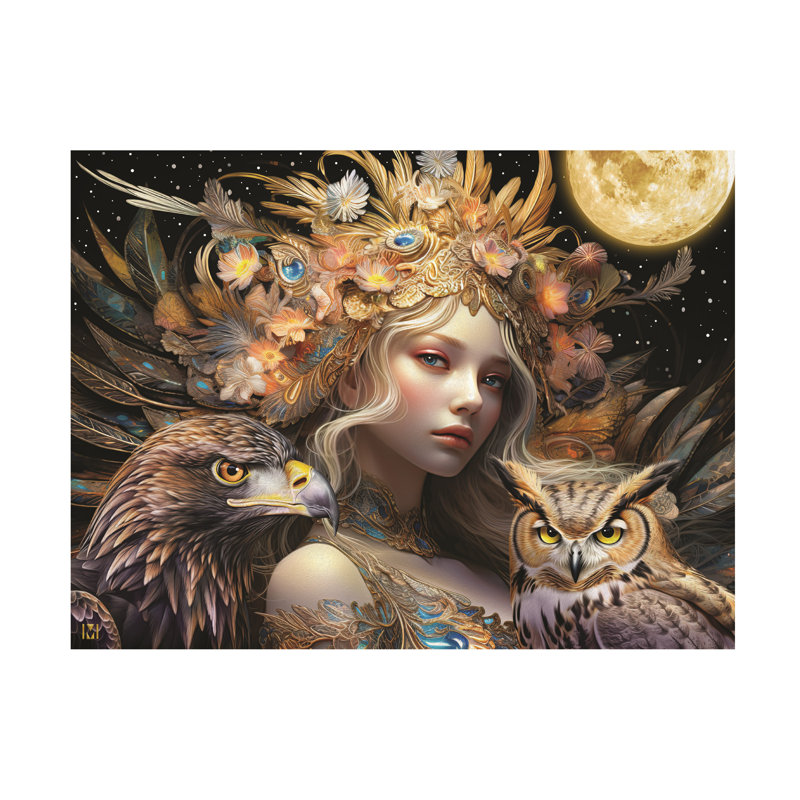Art sur toile de Michael Queen par Michael David, H 14 po x l 19 po