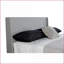 Ensemble de lit grand avec 2 tables de chevet en noyer | Gris | Lits standard
