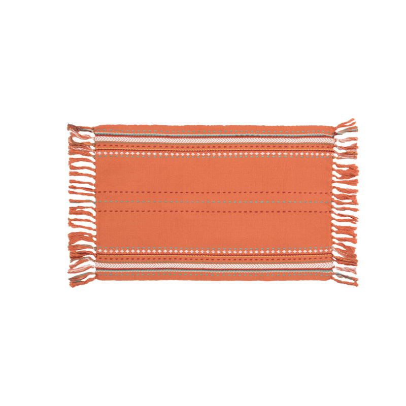 Ensemble de 6 napperons Southwest Sienna, Orange