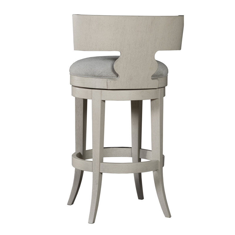 Signature Designs Swivel Upholstered Stool with Metal Frame, Bar Stool (31" Seat Height)