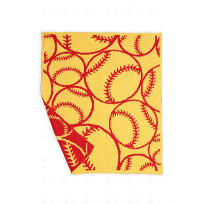 Jeté de luxe à motif de sport pour enfants - Softball