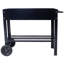 Lit de jardin surélevé mobile surélevé en métal / jardinière avec roulettes, tablette inférieure, noir | Idée de cadeau-123320806