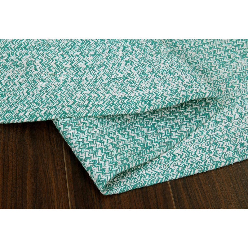 Anchia Cotton Checkered Indoor Rug, Runner 2' x 6'