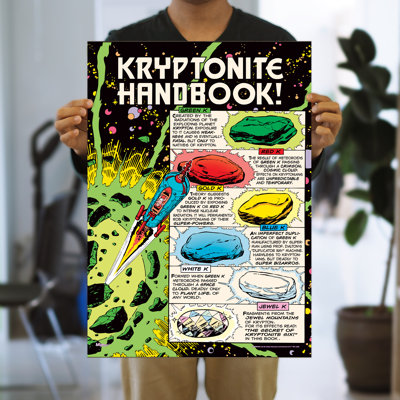 Superman (Kryptonite Handbook) Mightyprint Wall Art