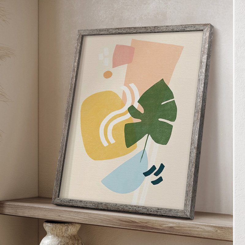 Memphis Symphony III Framed Print - Solid Wood, 21" H x 17" W
