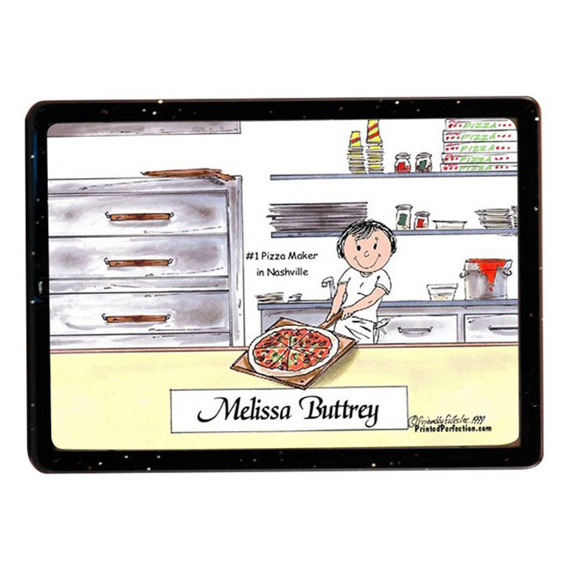 Machine à pizza personnalisée - aimant en acrylique pour femme - excellent cadeau!, Oui