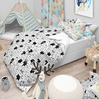 Ensemble de housse de couette modern adolescent