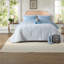 -Piece Blue Microfiber Bedding Sets, Western Cowgirl Comforter Set for Bedroom