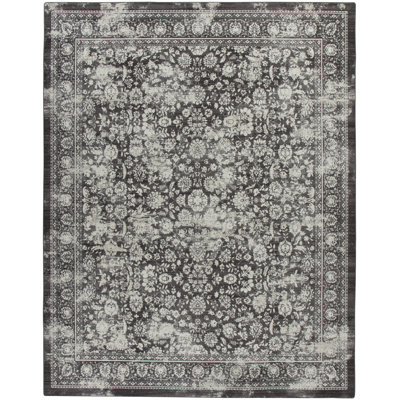 Goutier Camak Onyx Wash Oriental Area Rug