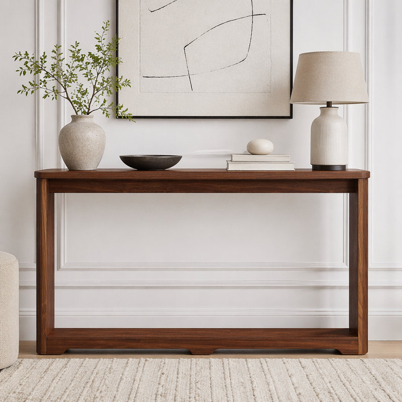 70.1"  Console Table, Walnut