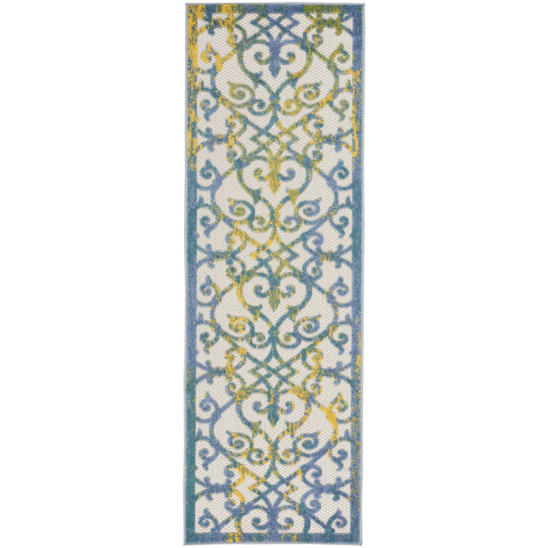Aasto Ikat Indoor Rug, Runner 2' x 6'