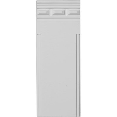 Devon 11 3/4"H x 4 1/2"W x 1 1/4"D Traditional Plinth Block