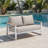 Welt Sofa Taupe & White