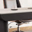 Bureau italien minimaliste: plateau en ardoise blanc mat-619321287