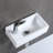 MOHOME 10'' Ceramic Rectangular Bathroom Sink-86125644