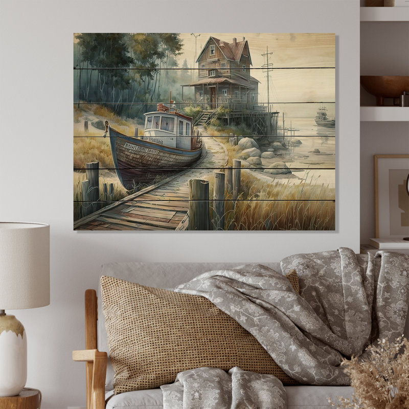 Ardal Saltaire II - reproduction de bateau de charme, H 30 po x l 40 po x P 1,5 po