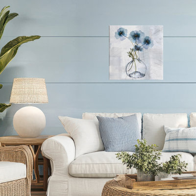 Toile Tale Of Blue Poppies, design par Sophie 6