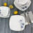 Gibson Home 12 Piece Ceramic Dinnerware Set, Service for 4