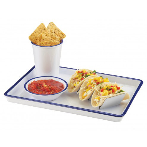 Enamelware 13" X 9" Melamine Serving Tray