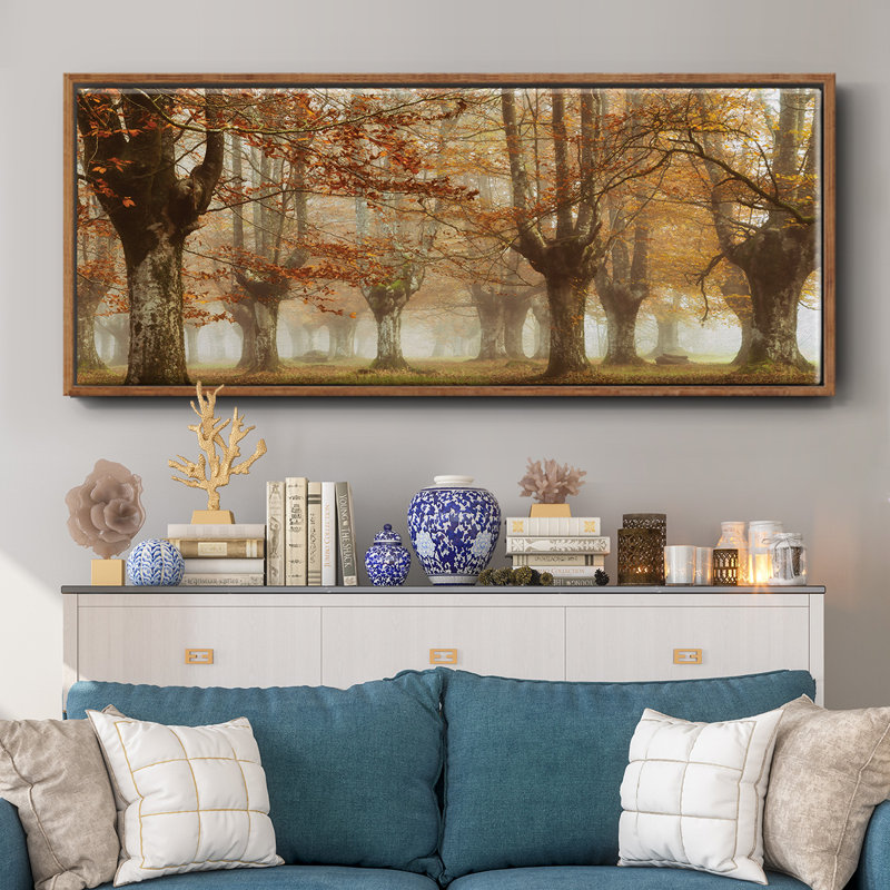 Misty Pan- Framed Canvas, 24" H x 60" W