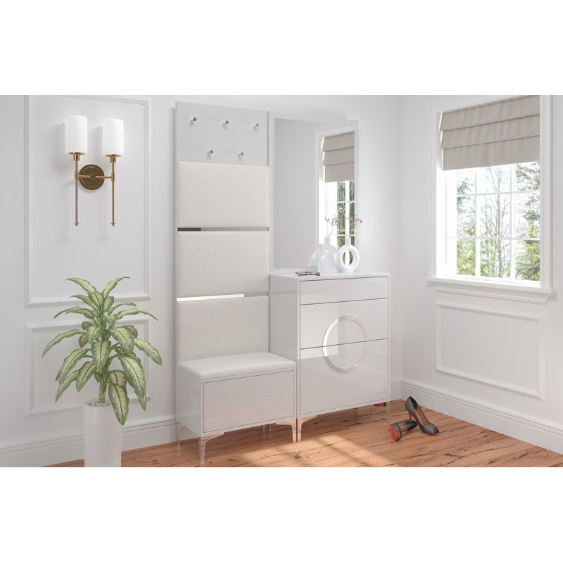 5 - Hook Wall Mounted Coat Rack