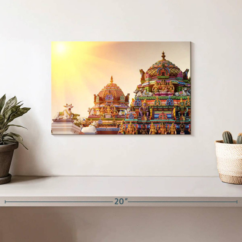Adella Kapaleeshwarar Temple, 8" H x 12" W