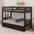 Twin Over Pull-Out Bunk Bed With Trundle-114748437
