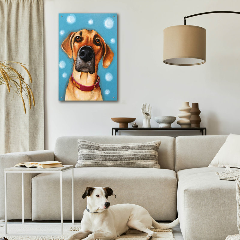 " Simba " by Lucia Stewart, 36" H x 24" W x 0.2" D