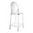 25" Counter Stool - Modern Bar Stool with Modern Clear Acrylic - Kitchen Island & Home Bar Height Stool-82601257