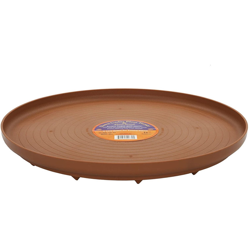 Soucoupe, H 1,75 po x l 16 po x P 16 po, Terre cuite